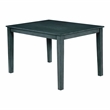 Bowery Hill Weathered Gray 5-Piece Rustic Dining Set with Ladder Chairs