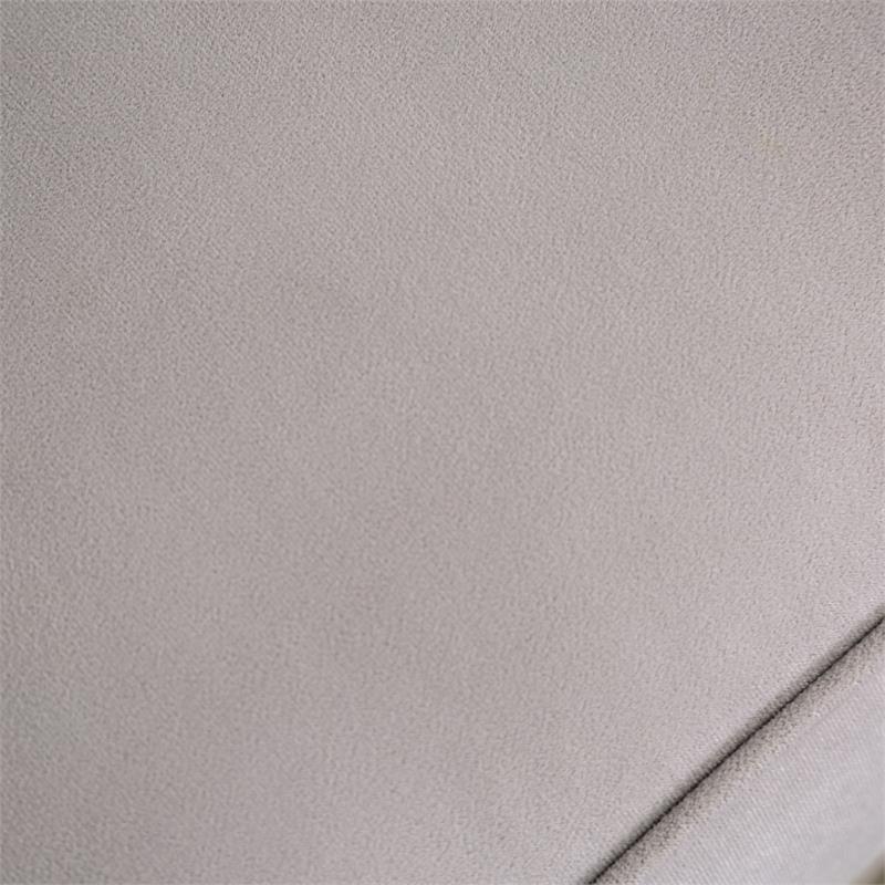 Bowery Hill Light Grey Tufted Fabric Loveseat with Tuxedo Silhouette