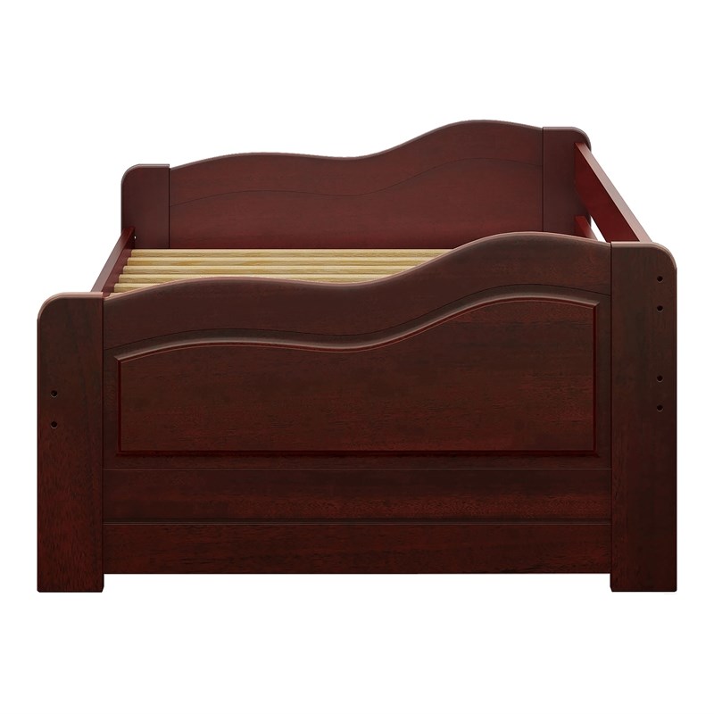 Bowery Hill Wood Daybed with Twin Trundle in Cherry Finish