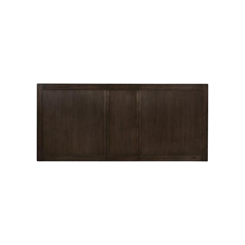 Bowery Hill 6-Piece Solid Wood Dining Table Set in Espresso Finish