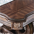 Bowery Hill Rustic Wood Dining Table with Double Pedestal Base