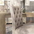 Bowery Hill Rustic 5-Piece Wood Dining Table Set in Ivory Finish