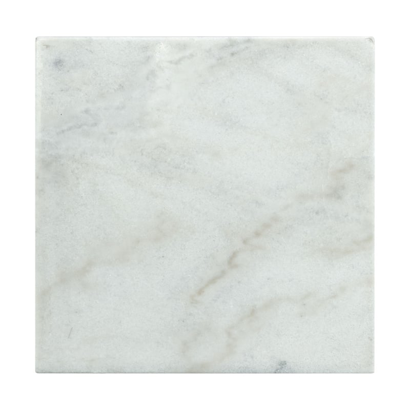 Bowery Hill 2-Piece Occasional Marble Table Set in White
