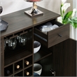 Bowery Hill Multi-Storage Wood Buffet Server in Wenge