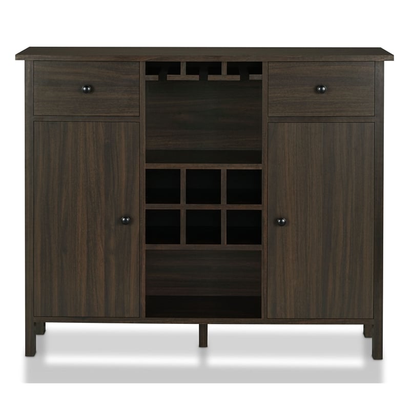 Bowery Hill Multi-Storage Wood Buffet Server in Wenge