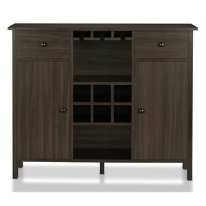 Bowery Hill Multi-Storage Wood Buffet Server in Wenge
