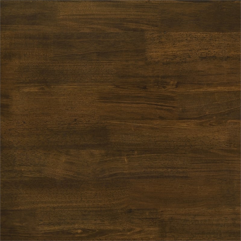Bowery Hill Contemporary Wood End Table in Oak and White