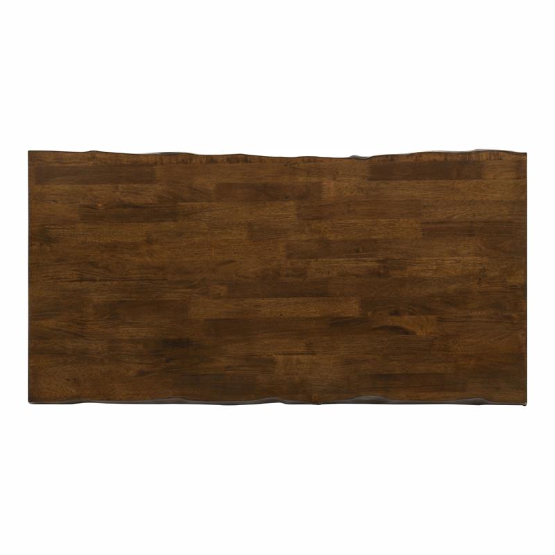 Bowery Hill Transitional Solid Wood Coffee Table in Walnut Finish