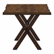 Bowery Hill Solid Wood End Table with Walnut Live Edge Design