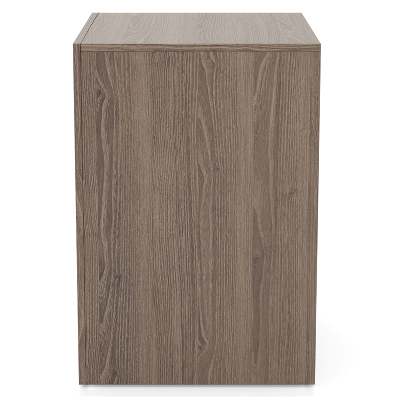 Bowery Hill 3-Piece Gray Twin Bedroom Set with Trundle and Nightstand