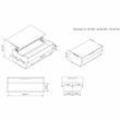 Bowery Hill 2-Piece Coffee Table and Bookcase Set in Reclaimed Oak