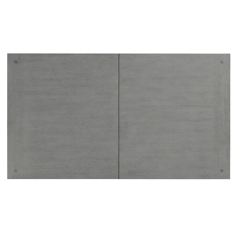 Bowery Hill Wood Coffee Table with Hidden Lift Shelf in Gray Finish