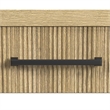 Bowery Hill Natural Wood End Table with USB Port and Storage Drawer