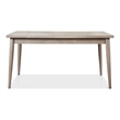 Bowery Hill Rectangular Dining Table in Grey with Wood Veneer Finish
