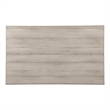 Bowery Hill Rectangular Dining Table in Grey with Wood Veneer Finish