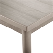 Bowery Hill Rectangular Dining Table in Grey with Wood Veneer Finish