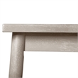 Bowery Hill Rectangular Dining Table in Grey with Wood Veneer Finish