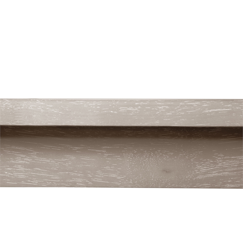 Bowery Hill Rectangular Dining Table in Grey with Wood Veneer Finish