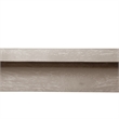 Bowery Hill Rectangular Dining Table in Grey with Wood Veneer Finish