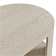 Bowery Hill 2-Piece Oval Cocktail Table Set in Oak Finish