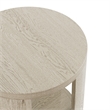 Bowery Hill 2-Piece Oval Cocktail Table Set in Oak Finish