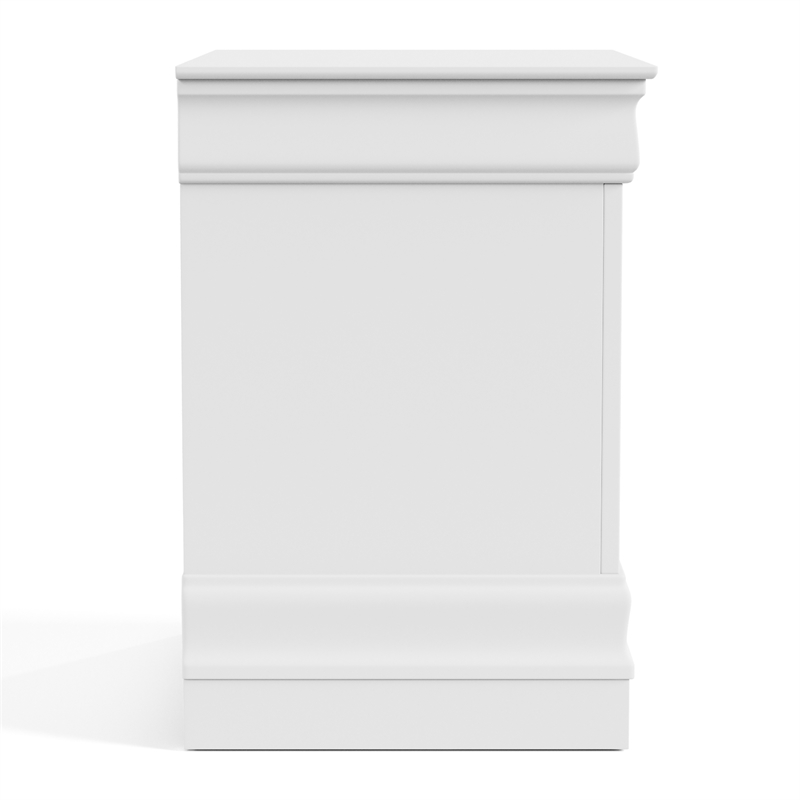 Bowery Hill 3-Piece Queen Bedroom Set with Sleigh Bed in White