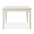 Bowery Hill Wood Extendable Dining Table in White Oak