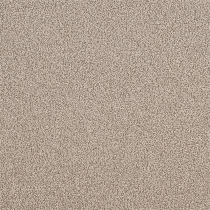 Bowery Hill Beige Fabric Storage Ottoman with Lift-Off Lid and Foam