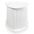 Bowery Hill 2-Piece White Coffee and End Table Set with Storage