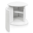 Bowery Hill 2-Piece White Coffee and End Table Set with Storage
