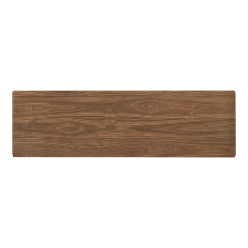 Bowery Hill Walnut 5-Piece Counter Dining Table Set