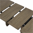 Bowery Hill Extendable 9-Piece Dining Table Set in Oak Finish
