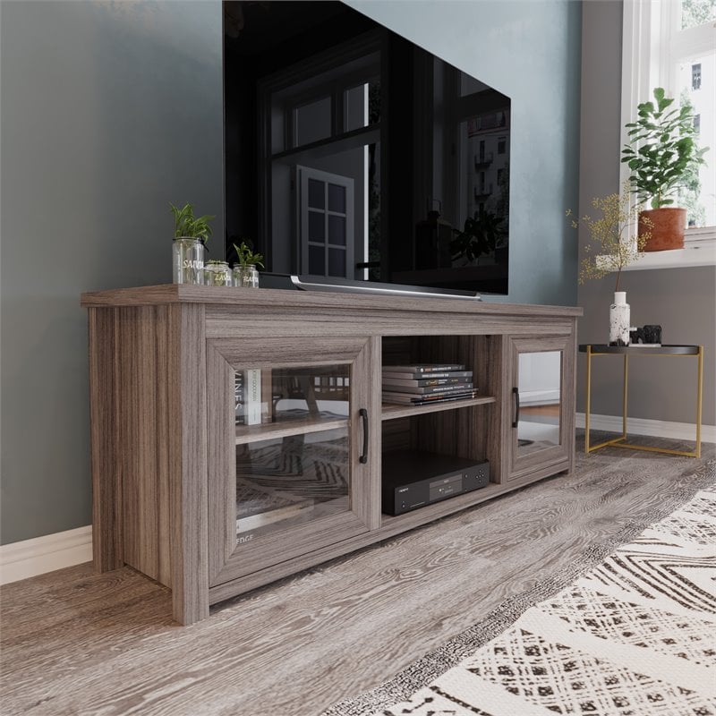 Bowery Hill Engineered Wood TV Stand up to 80
