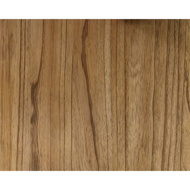 Bowery Hill Rectangular Wood Dining Table in Brown with Mortise Base