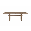 Bowery Hill Rectangular Wood Dining Table in Brown with Mortise Base