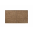 Bowery Hill Rectangular Wood Dining Table in Brown with Mortise Base