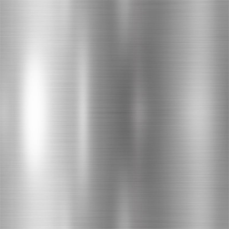 Bowery Hill Stainless Steel Kitchen Table with Backsplash and Undershelf