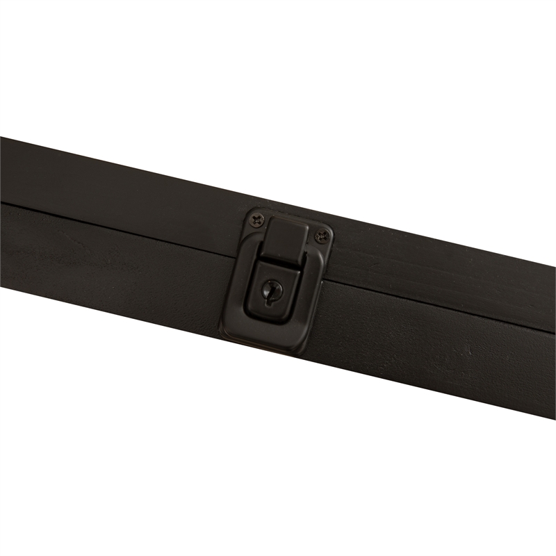 Bowery Hill 24 x 36 Lockable Jersey Display Case in Black with Foam Board
