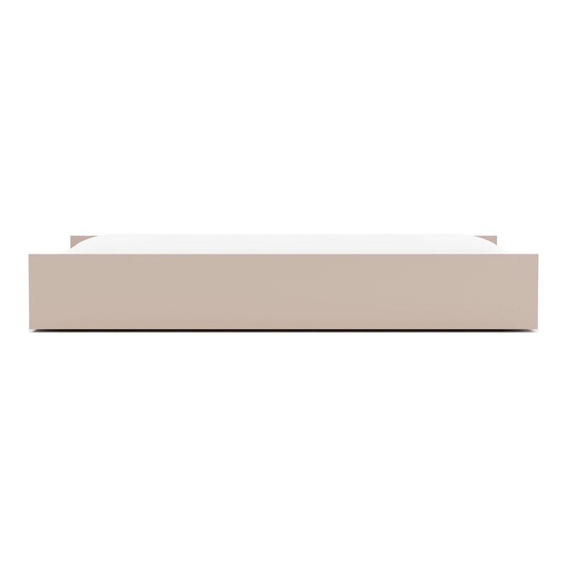 Bowery Hill Solid Wood Trundle in Rose Gold Finish for Under-Bed Storage