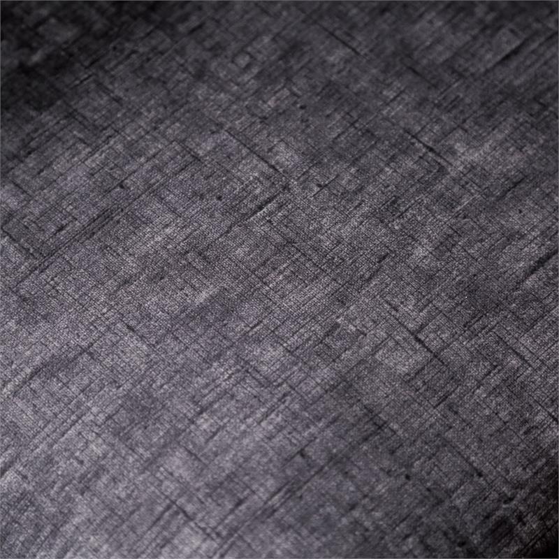 Bowery Hill Contemporary Fabric Upholstered Loveseat in Charcoal