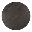 Bowery Hill Solid Wood Round Dining Table in Ash Gray