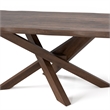 Bowery Hill Mid-Century Modern Dining Table in Rich Walnut