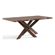 Bowery Hill Mid-Century Modern Dining Table in Rich Walnut