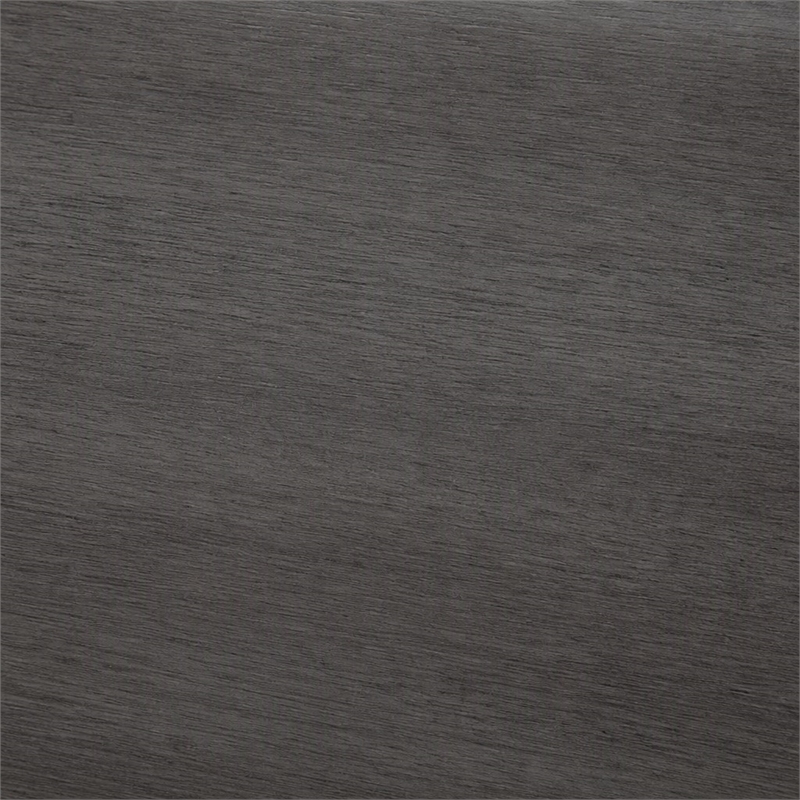 Bowery Hill Wood 10-Drawer Double Dresser in Gray