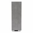 Bowery Hill Transitional Wood 5-Drawer Chest in Gray