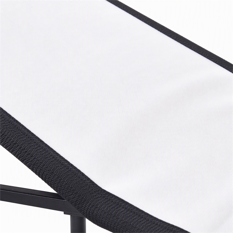Bowery Hill Adjustable Twin XL Metal Bed Frame in Black