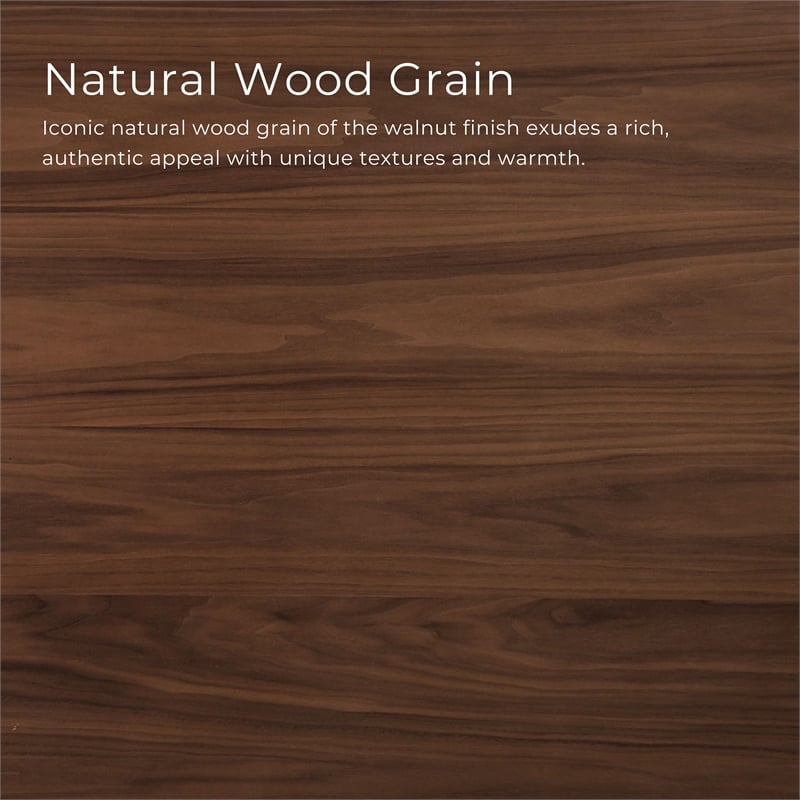 Bowery Hill Oval Solid Wood Dining Table in Walnut Finish