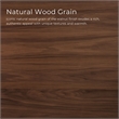 Bowery Hill Oval Solid Wood Dining Table in Walnut Finish