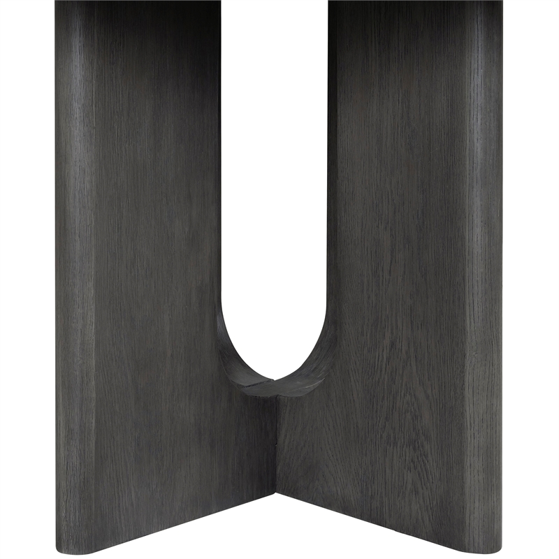 Bowery Hill Solid Wood Square Counter Height Table in Ash Gray