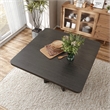 Bowery Hill Solid Wood Square Counter Height Table in Ash Gray